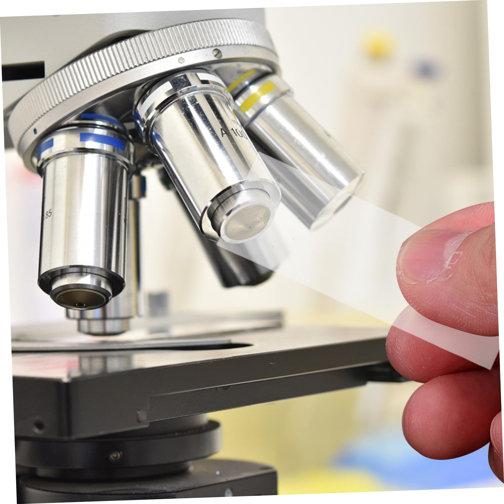 ERINGOGO 1zestaw Szklanych Szkieł Mikroskopowych z Pokrywkami Przezroczysty i Dokładny Obserwacja Idealny Do Analiz Laboratoryjnych Oraz Badań Medycznych i Botanicznych