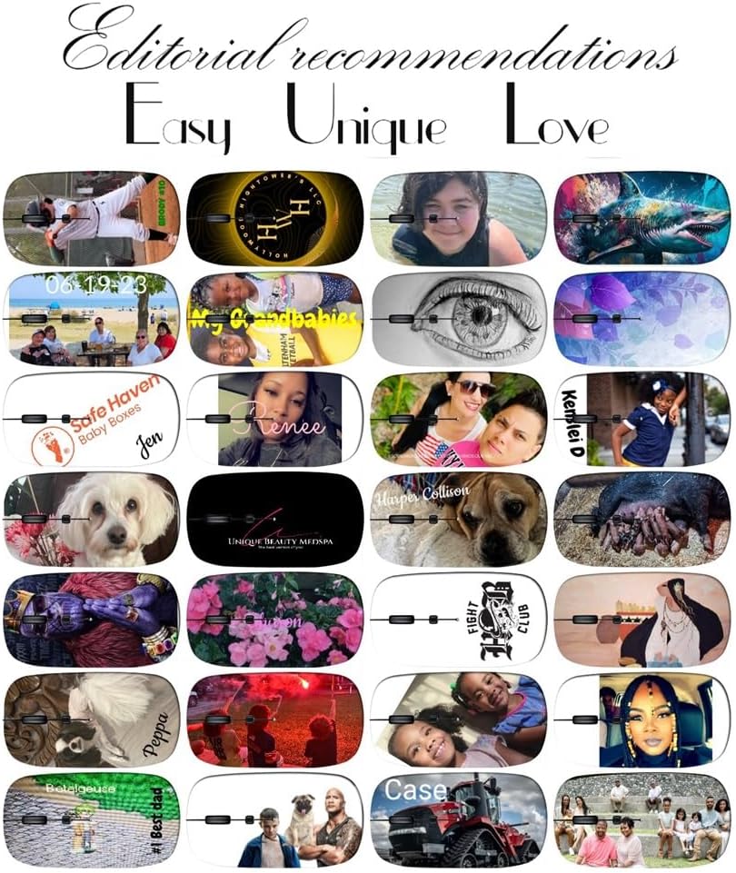 Miniatura 6 de maizi USB Mouse Wireless Dog Breeds Belgian Laekenois for Mac Laptop PC Chromebook, Dog Pet Belgian Laekenois Made in The USA