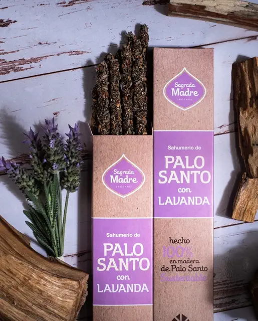 Palo Santo con Lavanda - Incenso Naturale Artigianale Sostenibile | Sagrada Madre Incenso