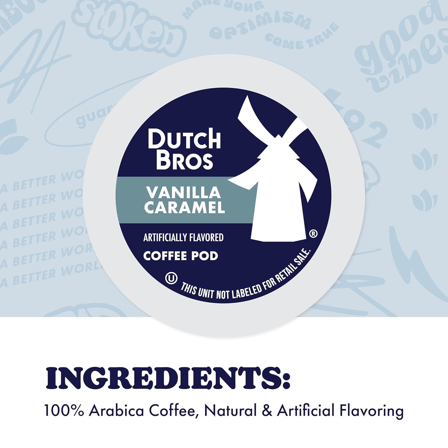 Dutch Bros Vanilla Caramel Flavored Coffee Inspired by Golden Eagle®, 32 Count, Medium Roast, Single Serve Coffee Pods for Keurig K-Cup Brewers