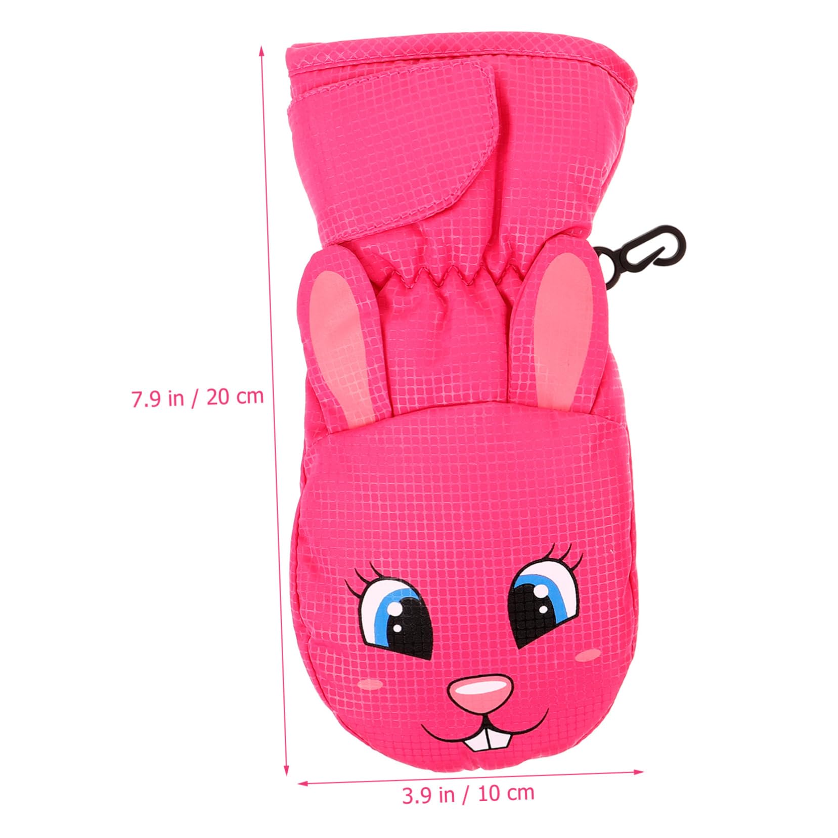 Happyyami Ski Mittens for Boys and Girls 1 Pair Winter Gloves Non-Slip Texture Craftsmanship for Outdoor Play