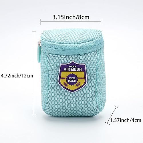 Miniatura 2 de Funda de viaje para ratón, funda protectora universal para ratón, pequeña bolsa de almacenamiento con cierre de cremallera, organizador de mouse