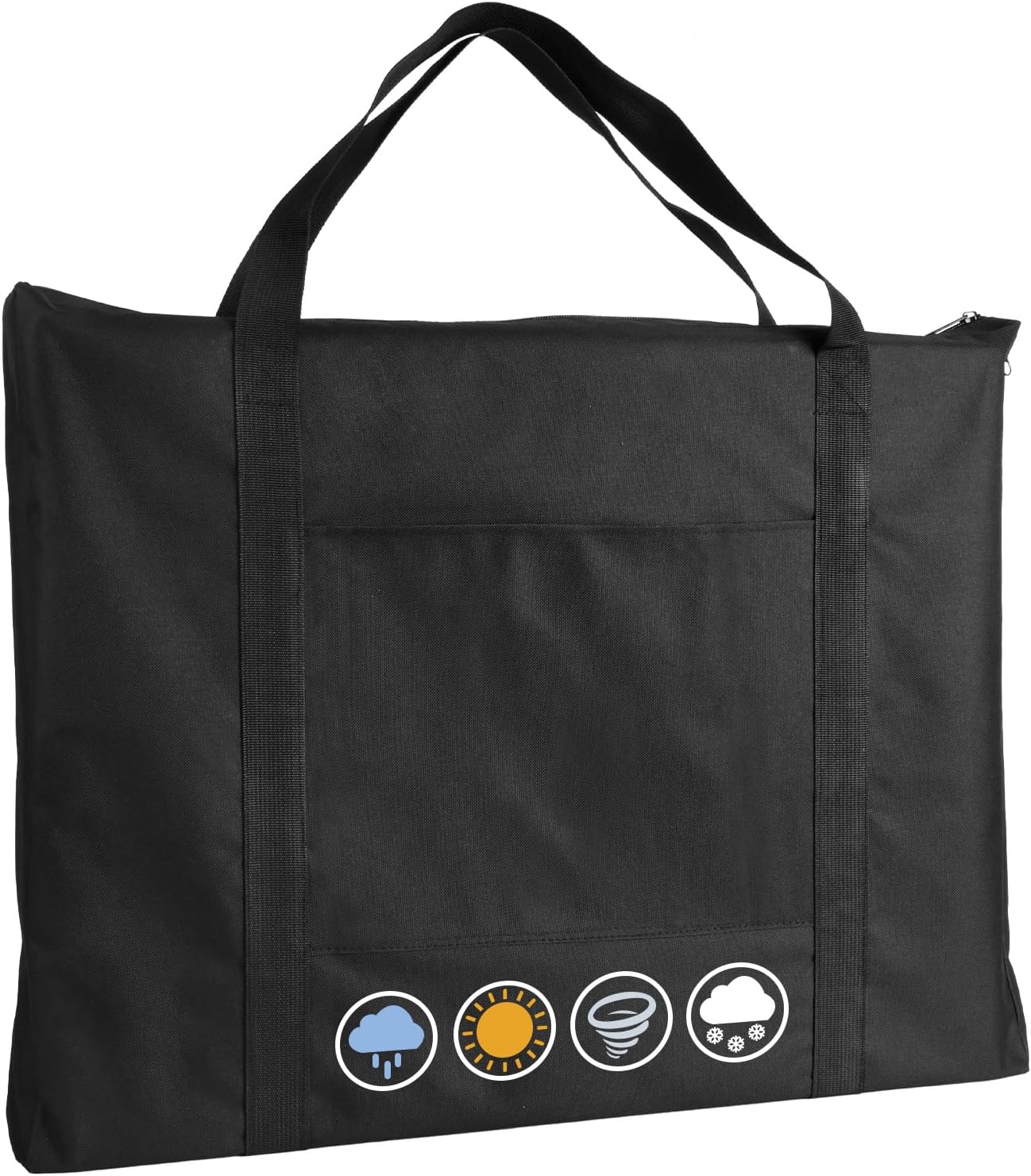 Ostlttyn Art Portfolio Case, Waterproof 24x36 Inch Large Art Portfolio Bag with Shoulder Strap for Artwork, Poster, Sketching, and Drawing, Black
