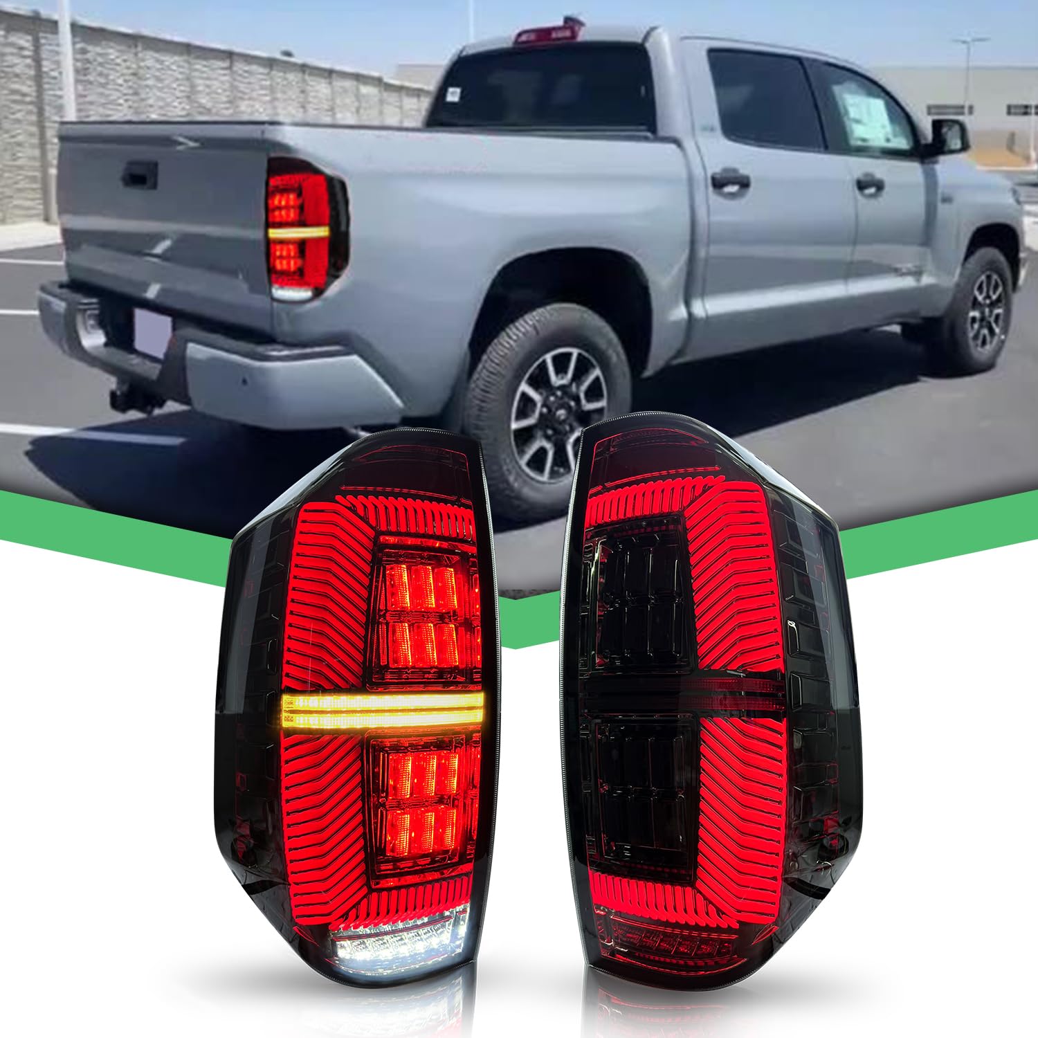 BEzara Compatible Con Faros Toyota Tundra 2014-2021 2015 - Foto 11