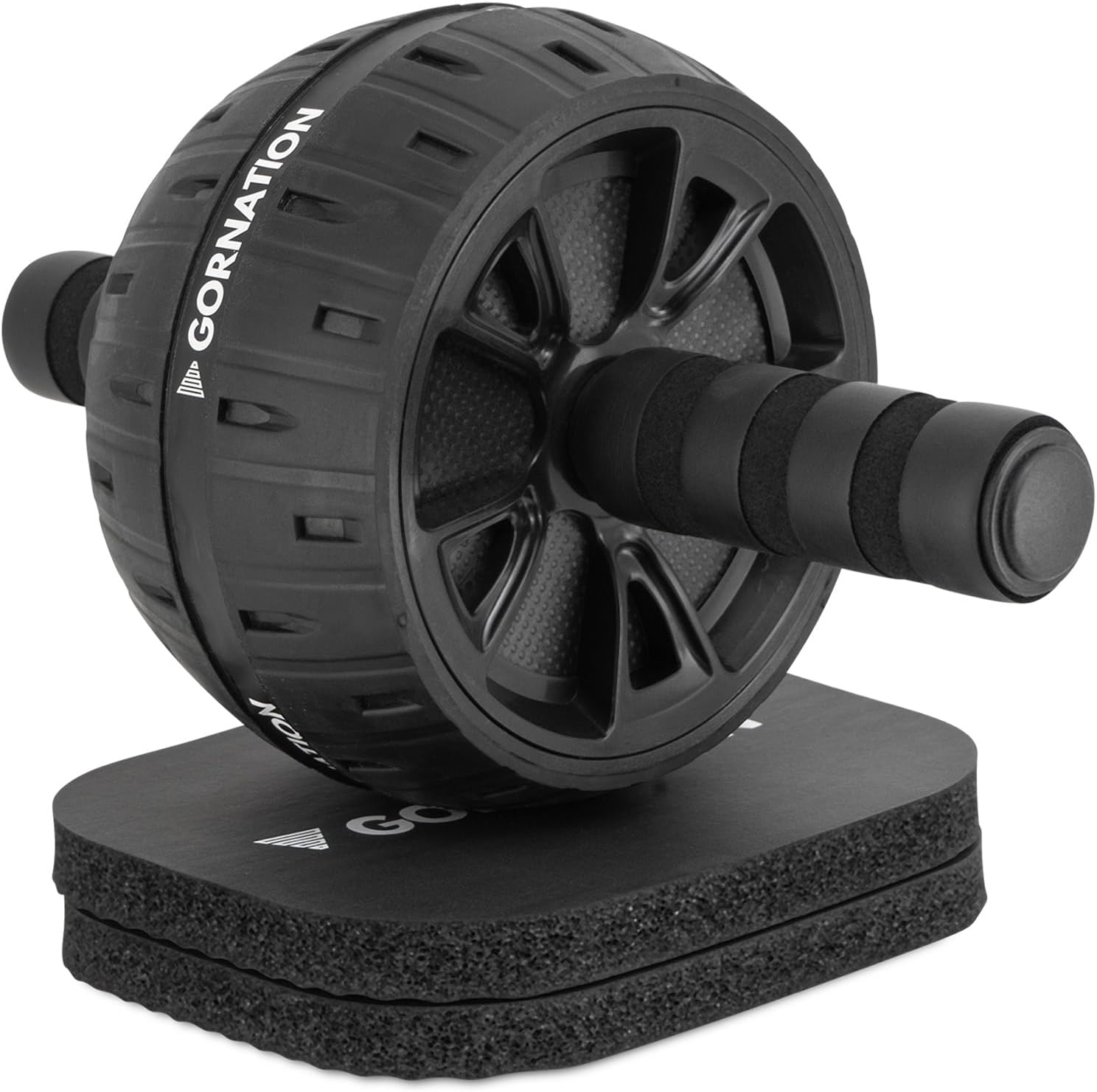 GORNATION Ab Roller Wheel, Effective Core & Abdominal Workout Tool, with Comfort Knee Pads, Suitable for All Fitness Levels, Stable & Durable Design, Exercise Wheels, Equipment for Abs Workout