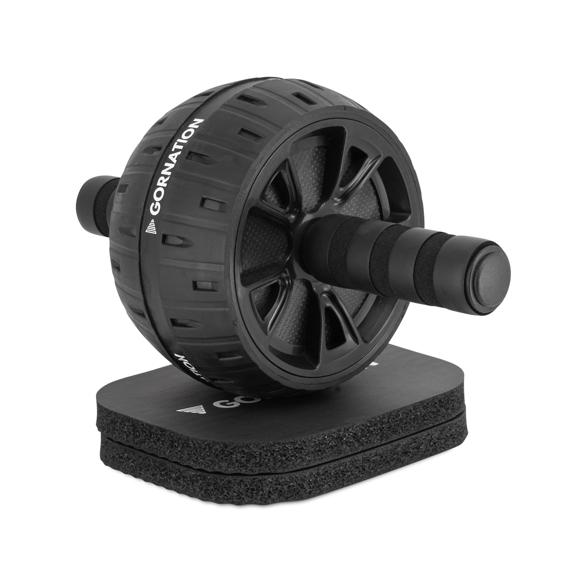 GORNATION Ab Roller Wheel, Effective Core & Abdominal Workout Tool, with Comfort Knee Pads, Suitable for All Fitness Levels, Stable & Durable Design, Exercise Wheels, Equipment for Abs Workout