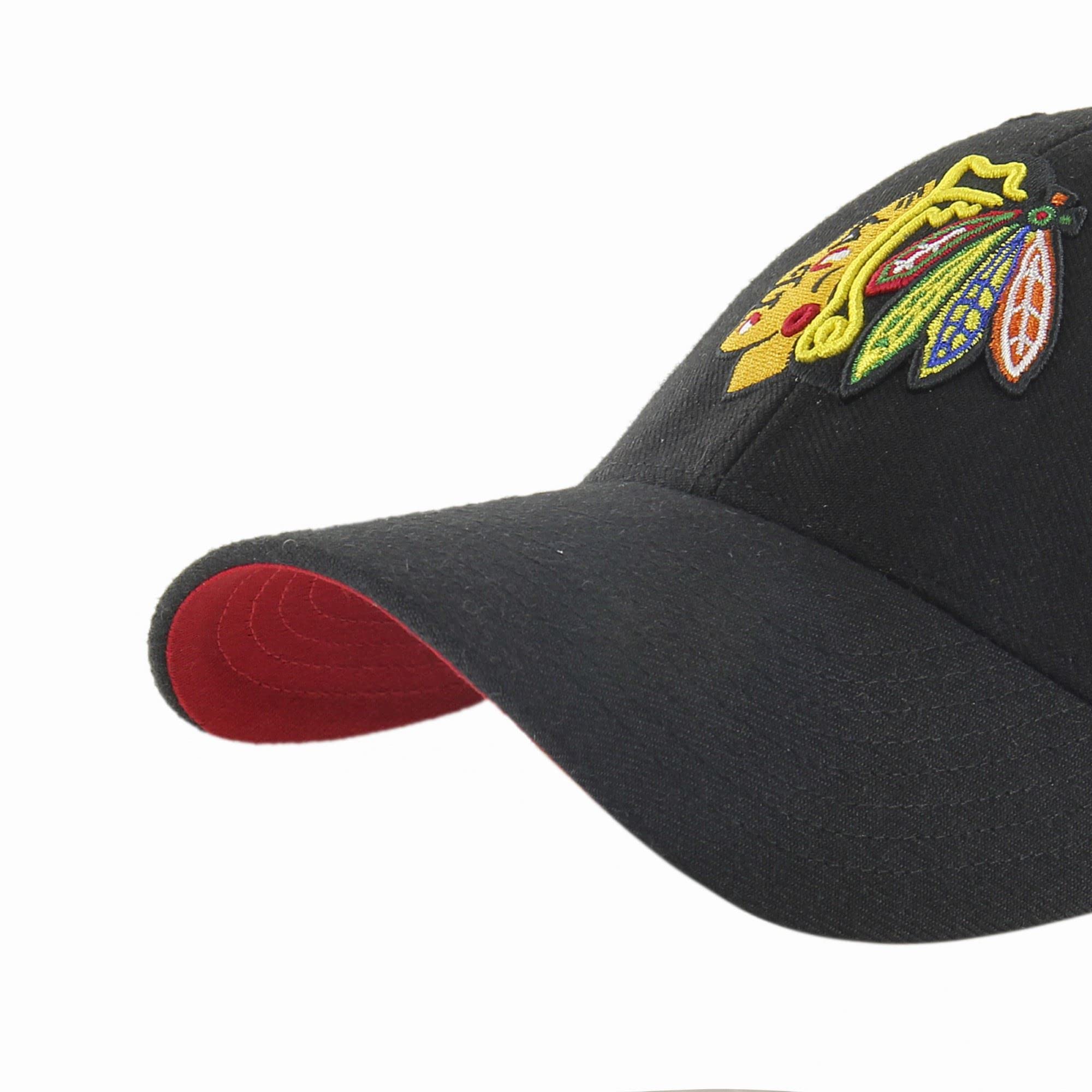47 Chicago Blackhawks Black NHL Ballpark Most Value P. Snapback Cap - One-Size, Cap-Blackhawks-Black-#30386 - Image 2