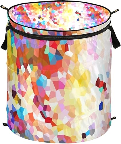 Miniatura 1 de round crate collapsable laundry basket for toys Colors Pattern,botes para ropa