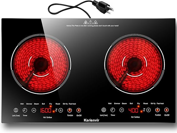 Karienvir 2 Burner Electric Cooktop Karienvir 2 Burner Electric Cooktop
