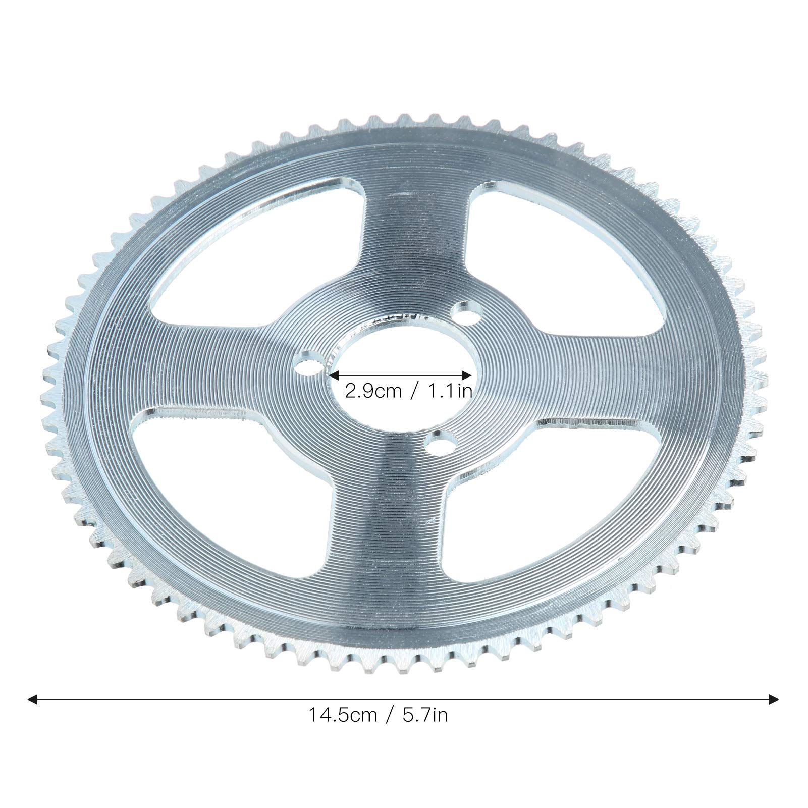 Alomejor Anello Catena per Bici 25H 70 Denti 29mm Guarnitura Ruota Dentata per Bicicletta Accessorio Pignone E-Bike
