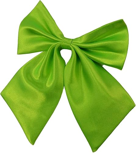 Miniatura 7 de Pajarita para mujeres y adolescentes, elegante corbatín de satén para uniforme escolar, graduación o camiseta, accesorio W-B1