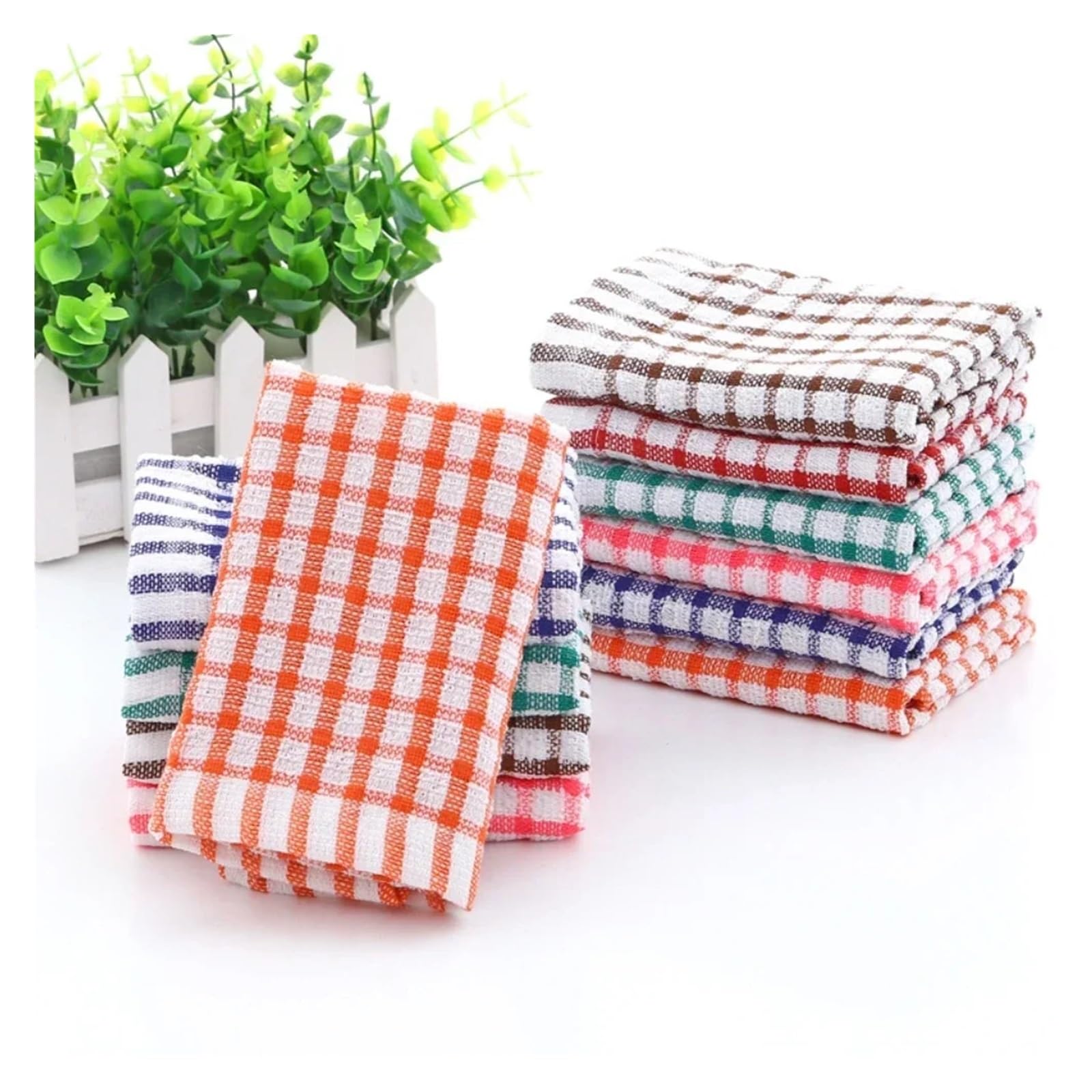 6 paños de Cocina 100% algodón for Limpieza, Ideales for restaurantes y hostelería