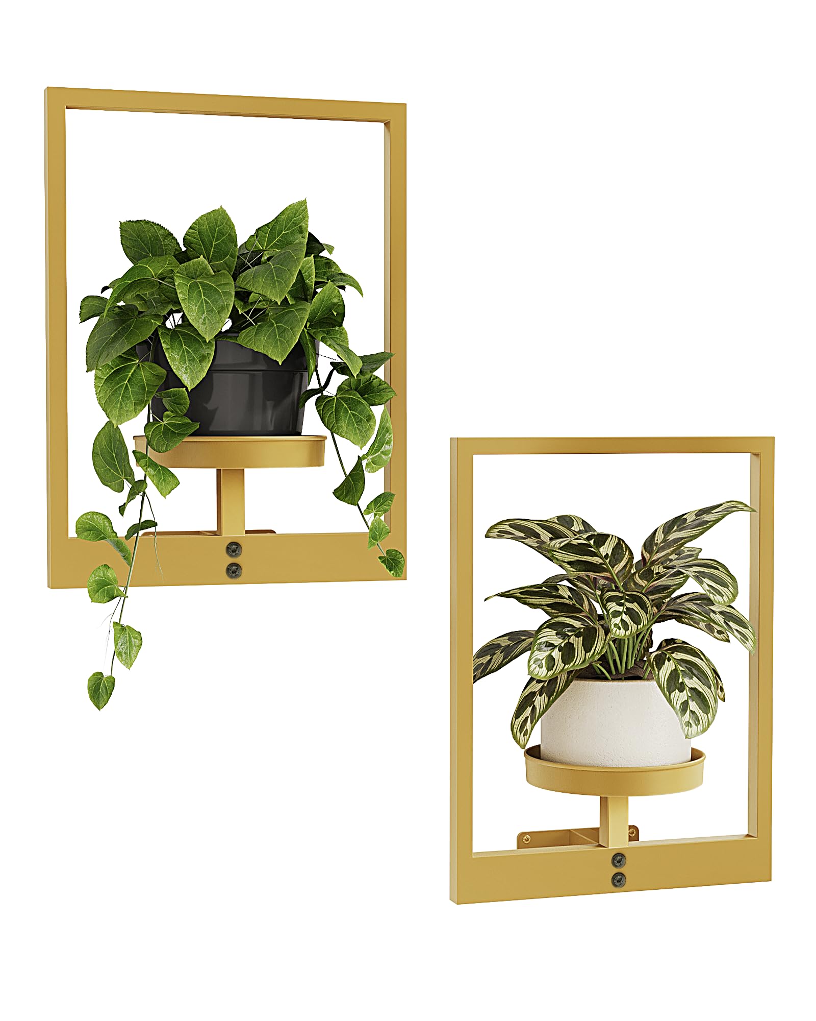Bamworld Gold Plant Stand