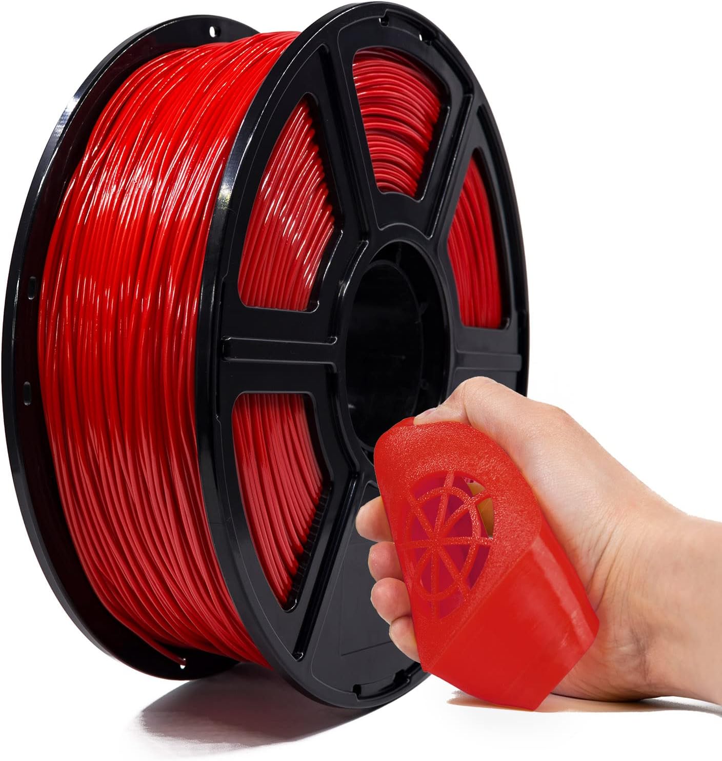 Flexible PLA Filament 1.75 mm Red, 3D Printer