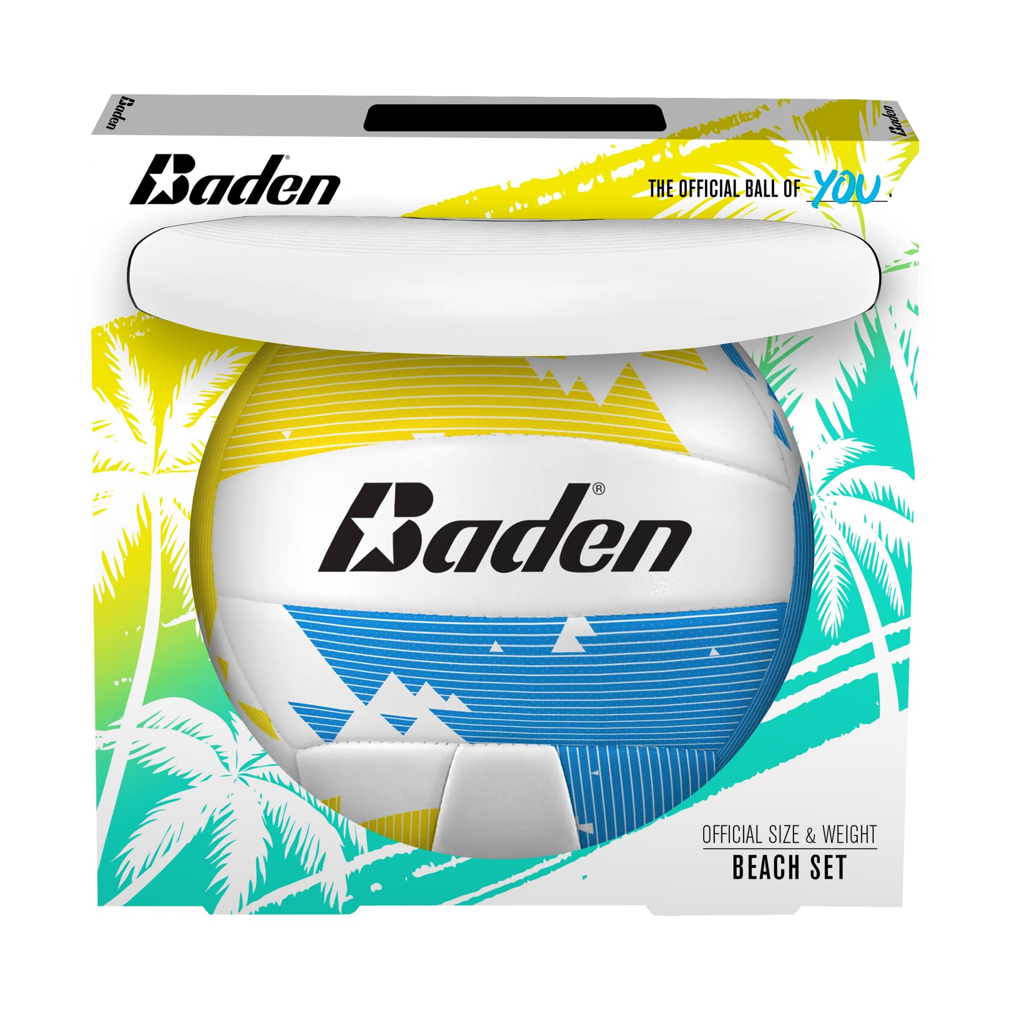 Amazon.com : Baden Beach Combo Set | Outdoor Volleyball & Flying