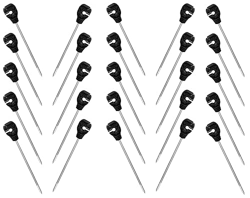 Esgrima eléctrica Premium Stand OffBrazo largo Aislador multiusos para PolywirePolytapeCuerdaAlambre (25)