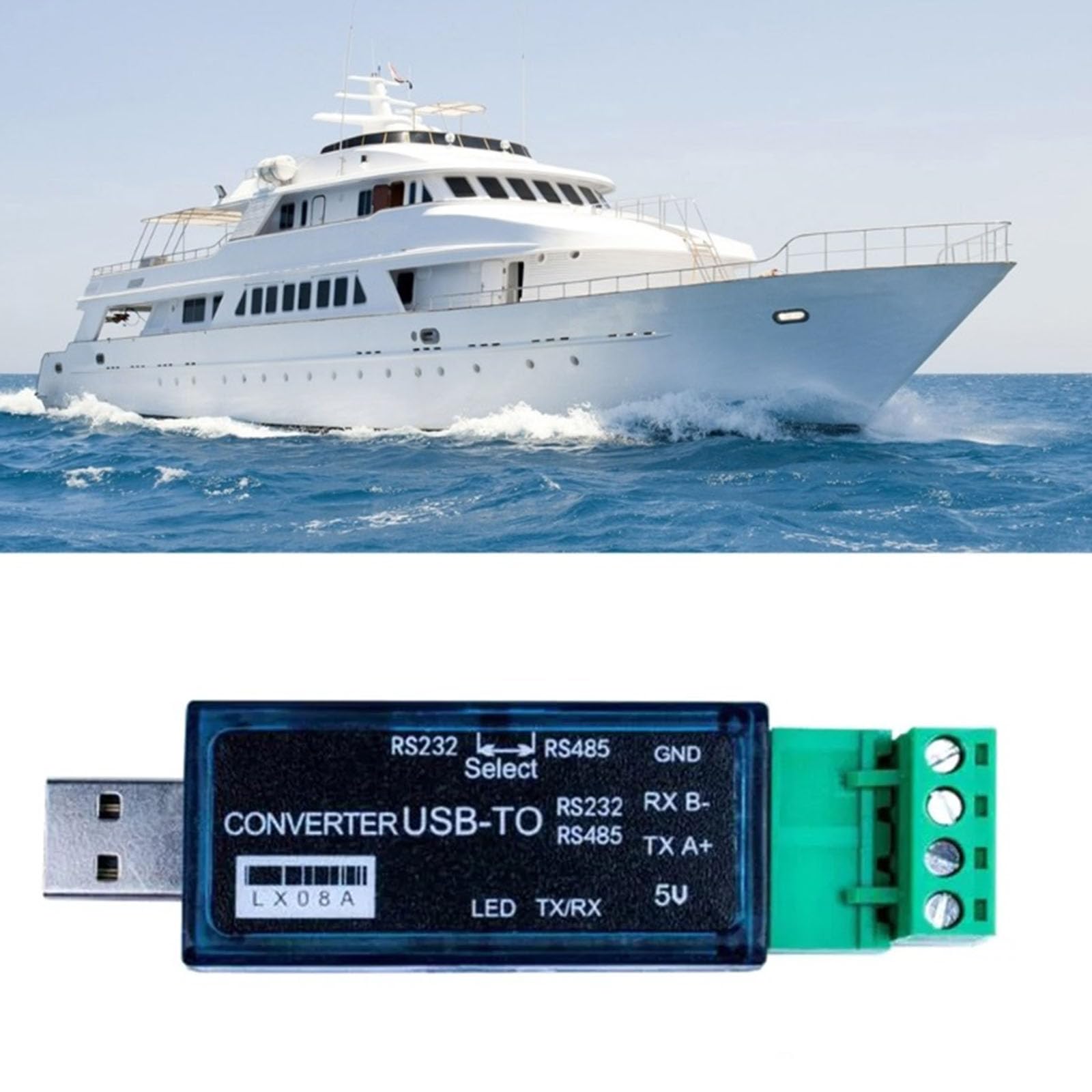 Convertitore da USB a RS485 RS232 che supporta lunghe distanze