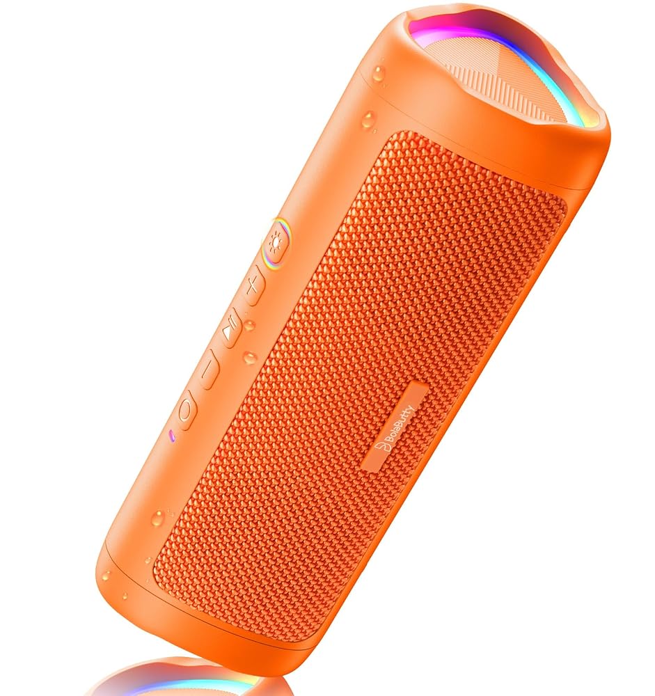 Bluetooth Speaker, 20W HD Sound, Portable Wireless, IPX5 Waterproof, Up