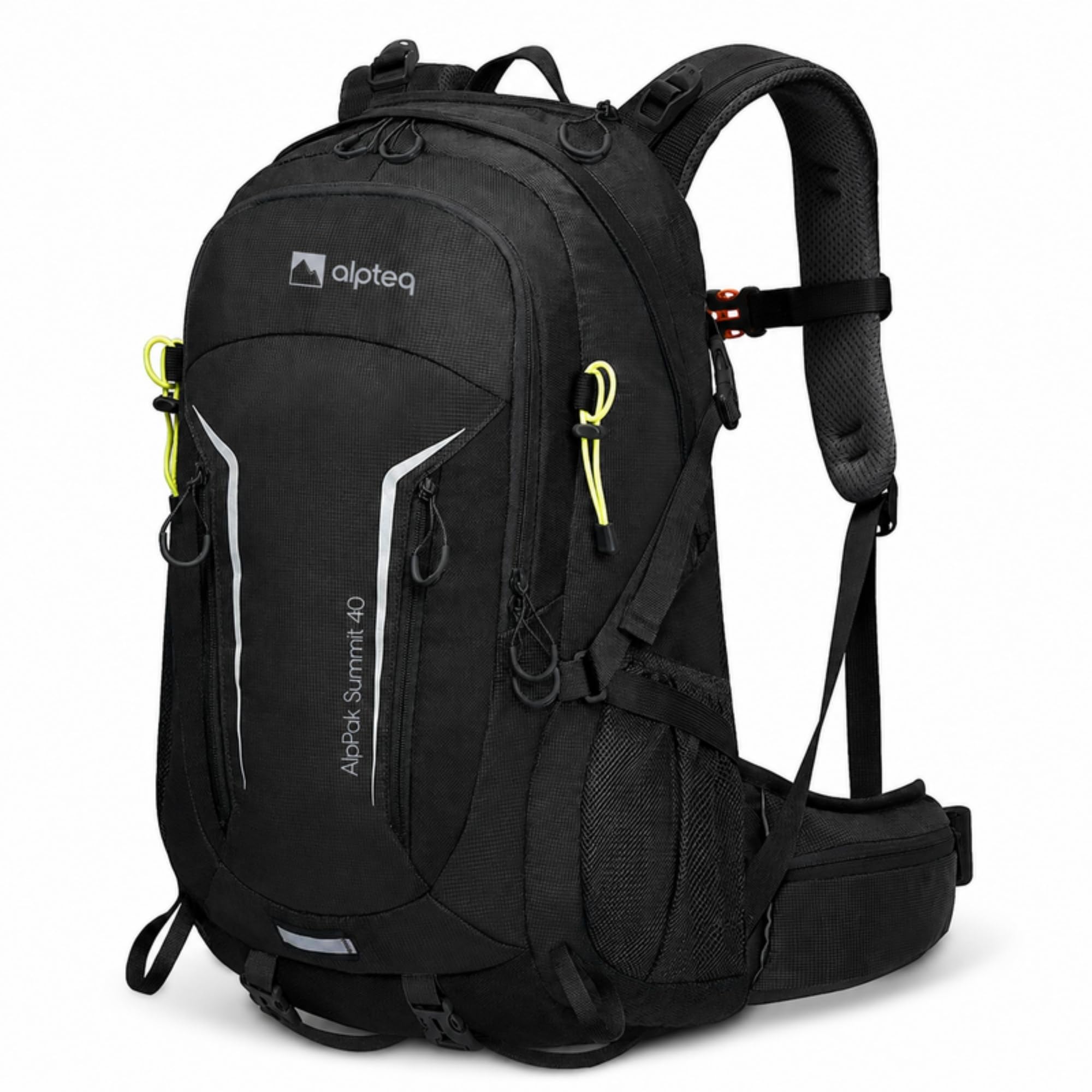 AlpPak Summit 40L Wanderrucksack – Leichter Trekkingrucksack nur 1,07 kg, inkl. Regenhülle, ergonomisches Tragesystem, Laptopfach, Outdoor Rucksack für Wandern, Trekking & Reisen