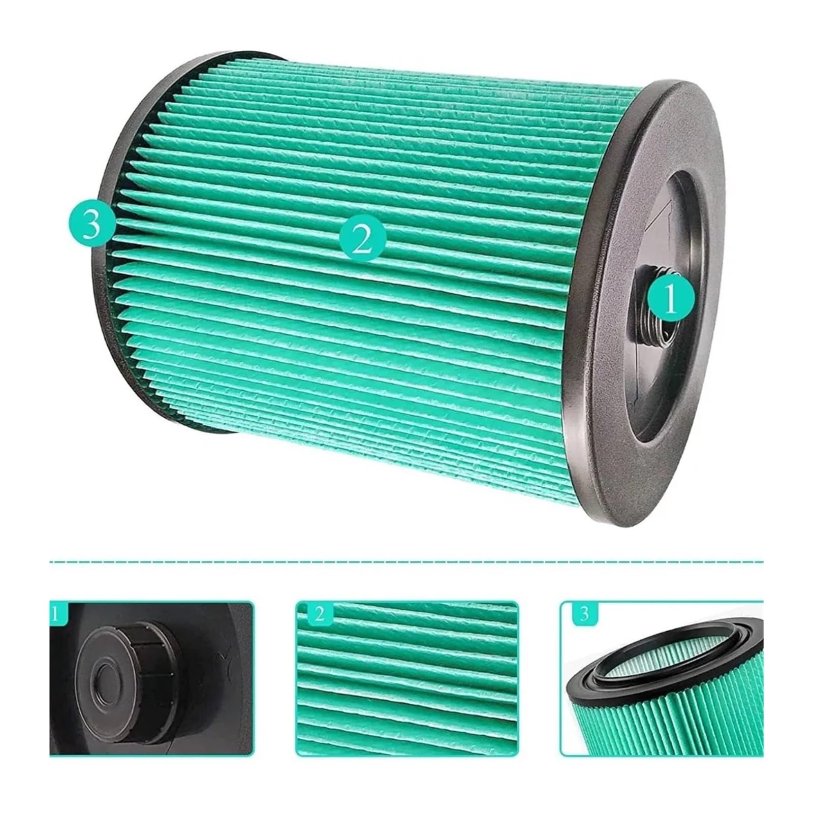 Filtre HEPA D'Aspirateur Compatible Avec Craftsman 17907/17912