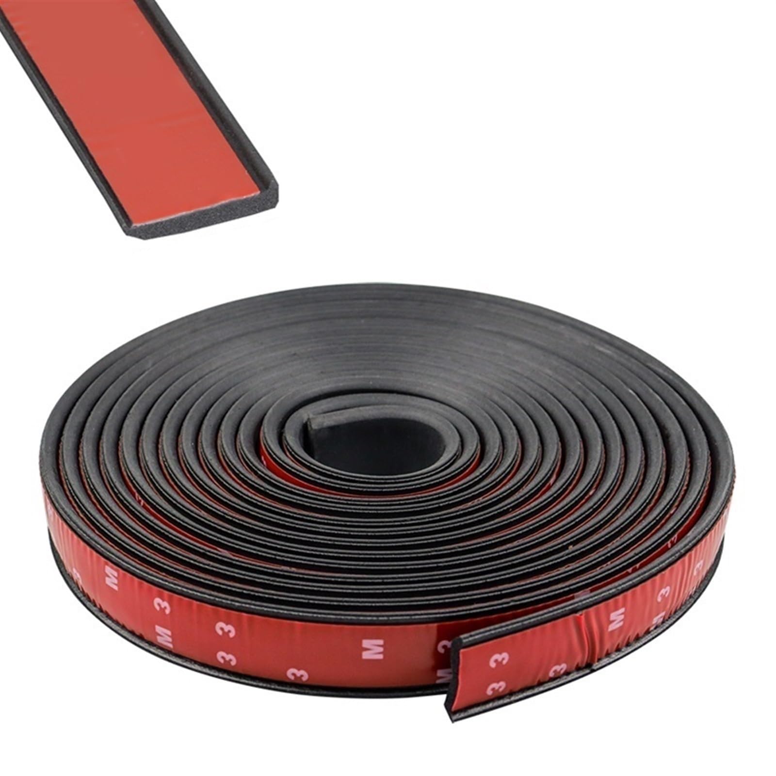 Universal for Fender Flare Car Wheel Eyebrow Protector Lip Wheel-arch Trim Arch Extenders Decorative Scratch Proof Black Rubber (3 Meters x 3cm)