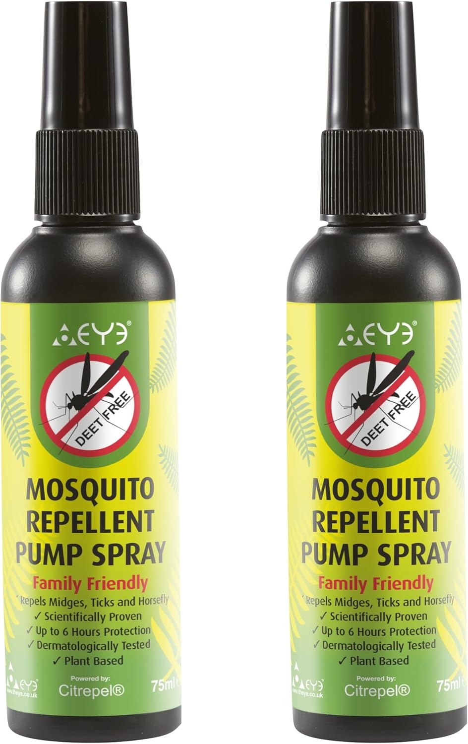 THEYE Insect Repellent Pump Spray Natural Deet & Preservative Free No