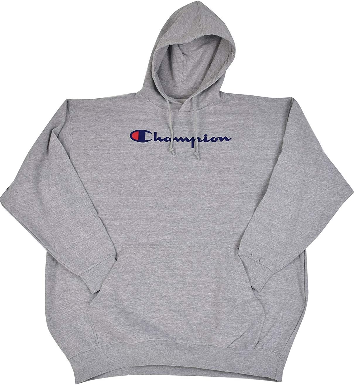 Champion Men's Big and Tall Script Logo Pullover Hoodie