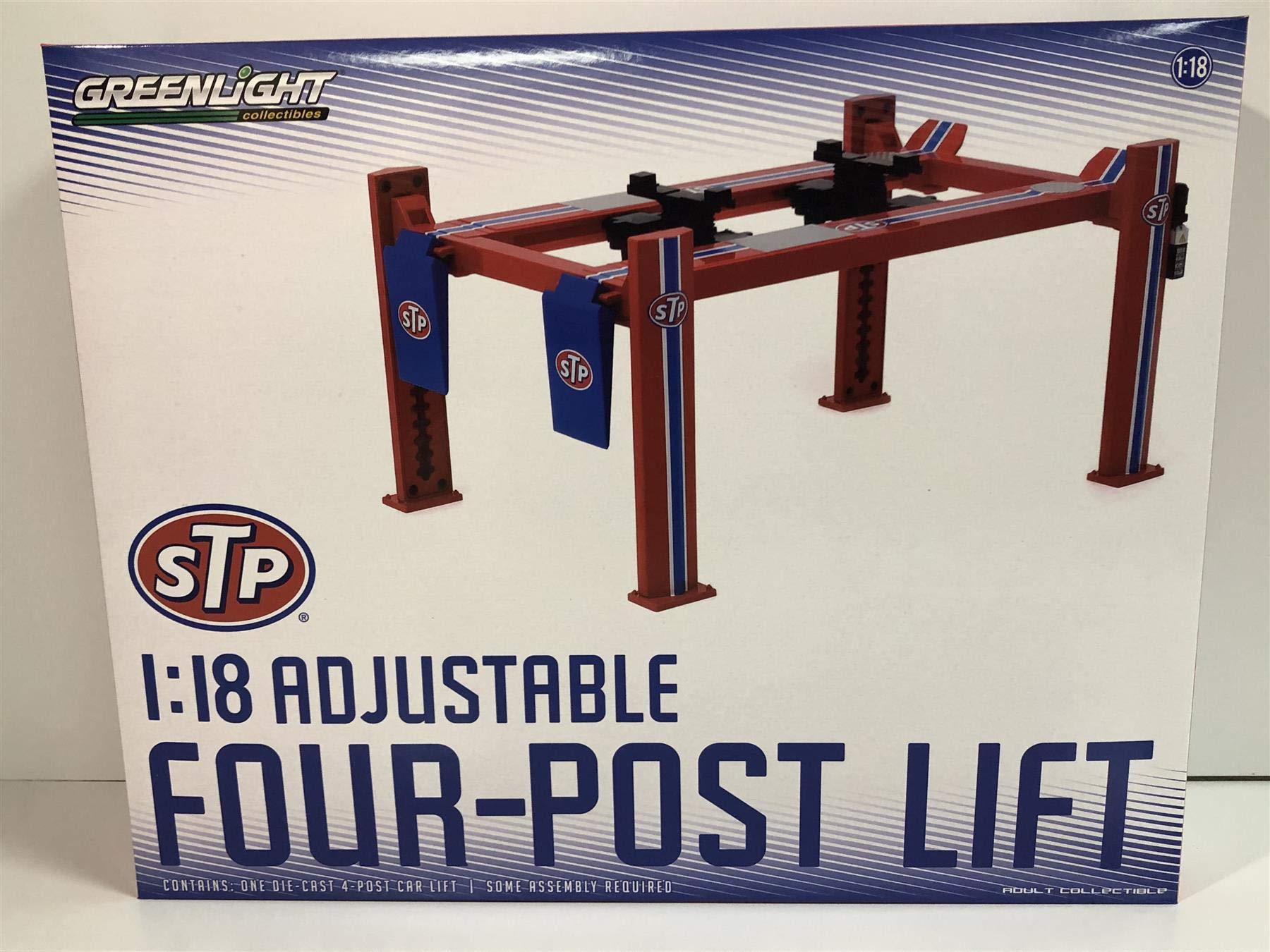 GreenLightグリーンライト/4Post Lift リフト 1/18 Amazon.co.jp: グリーンライト 1/18 フォー ポスト リフト