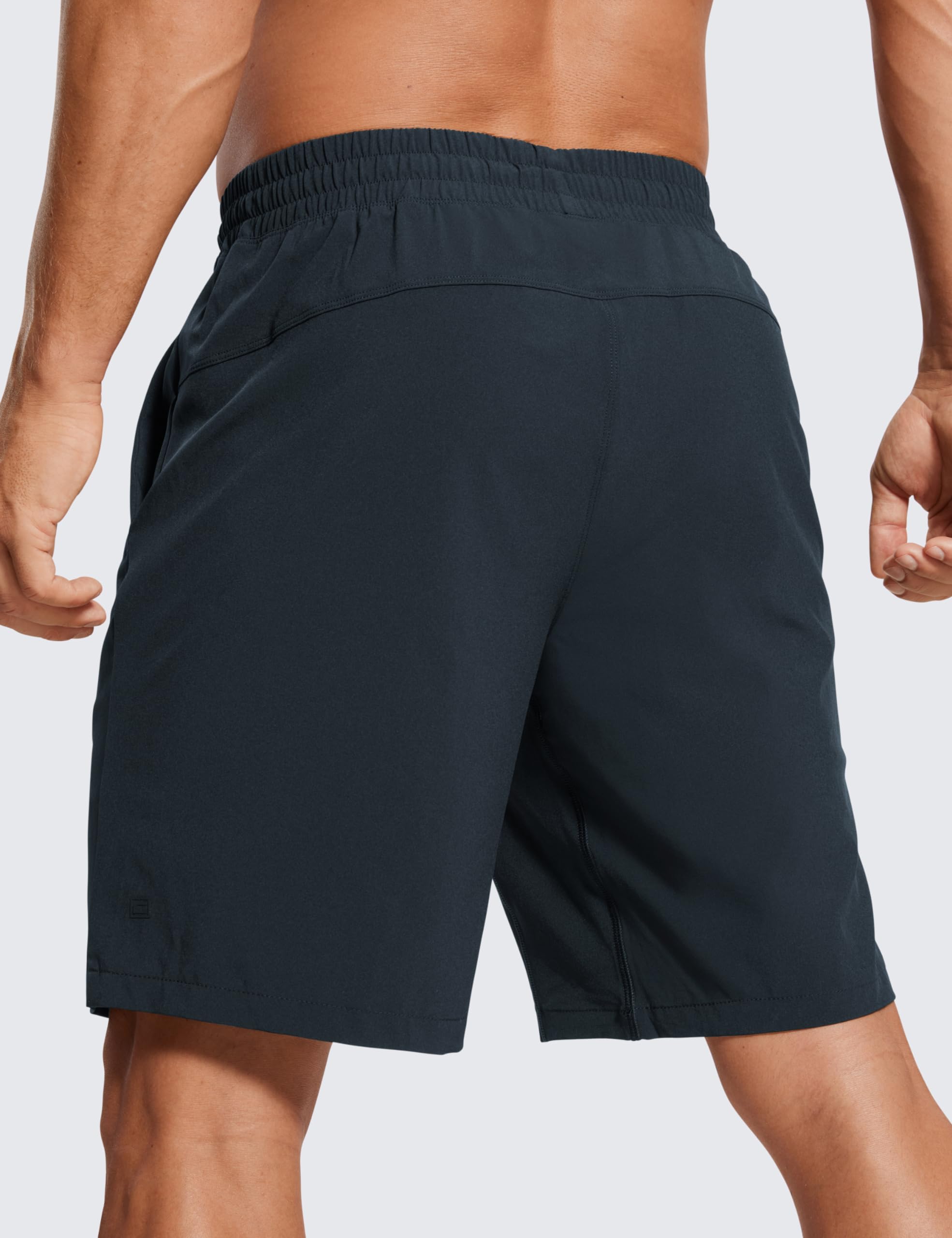 CRZ YOGA Pantalones Cortos de Running para Hombre con Forro - 13cm/18cm