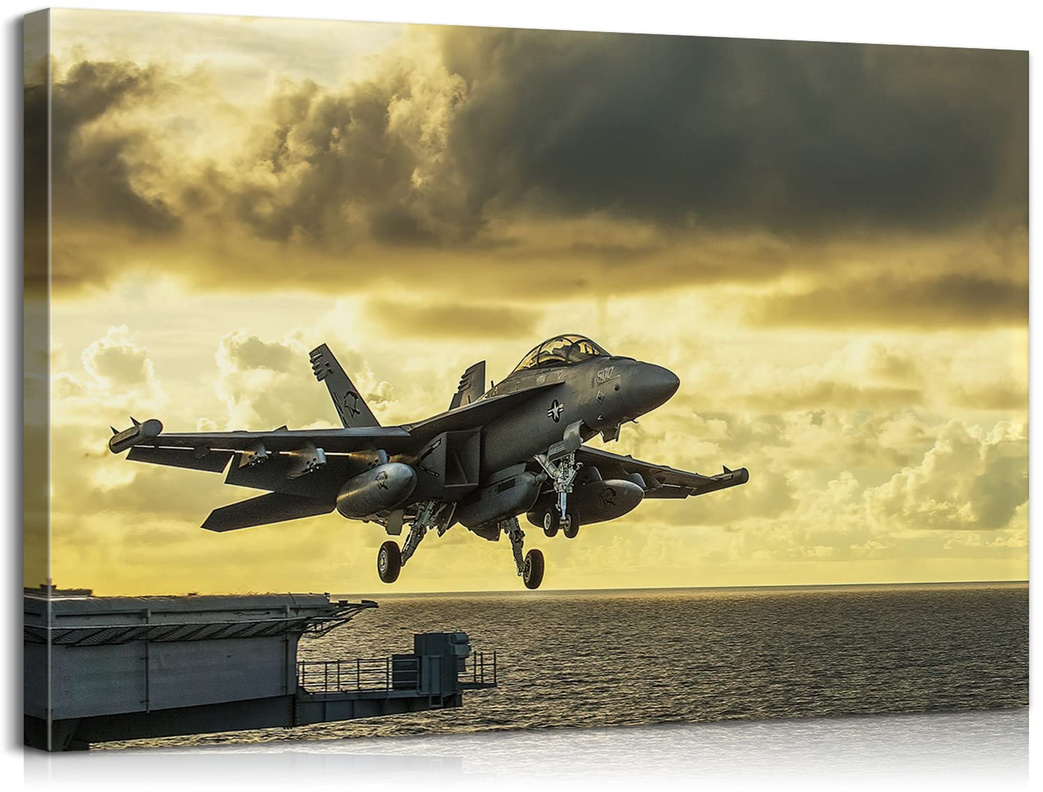 Mistyefly Fighter Jet Canvas