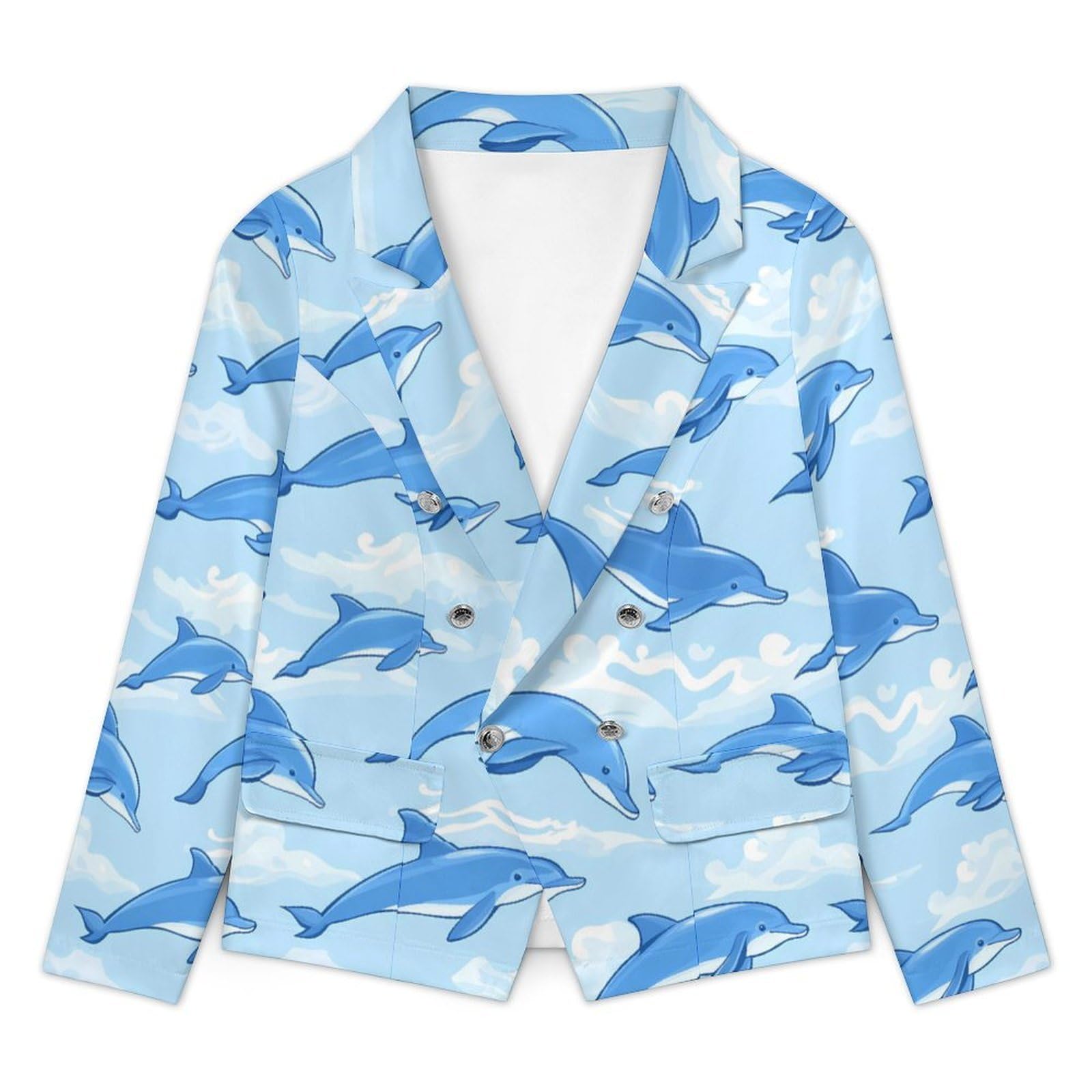 Delfini modello carino casual da donna blazer leggero abiti giacca cappotti per viaggi eventi uso quotidiano