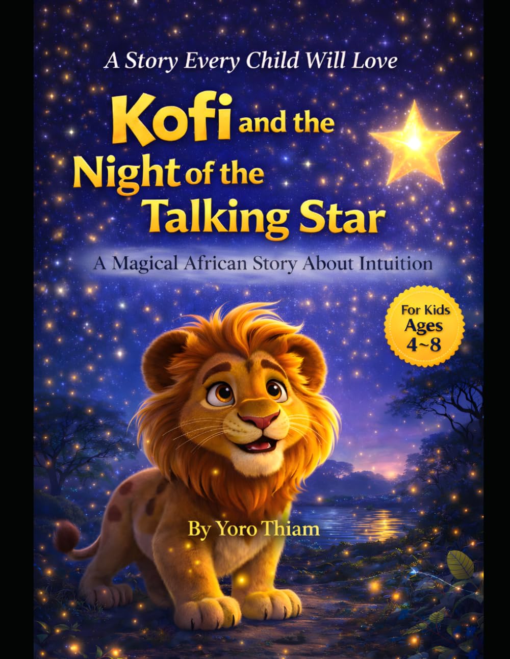 Kofi and the night of the talking Stars: A Magical African Bedtime Story About Courage, Kindness, and Believing in Yourself (Ages 4–8) (Kofi the Little Lion Series)