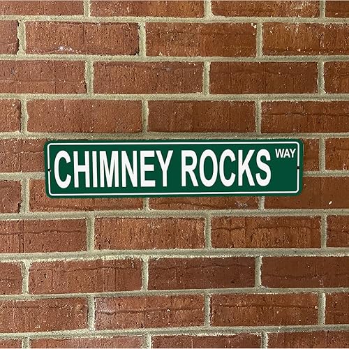 Vista 511 de Ohio Mountains Pick Your Mountain Compatible/repuesto para Ballards Hill United States Mountain Aluminio Metal Tin Street Sign Style decoración