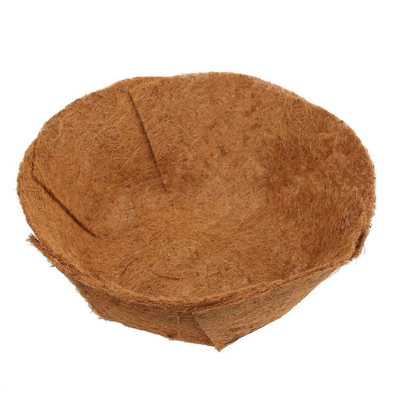 Doublure Panier Fibre De Coco Naturelle - Diamètre 61cm - Pour Jardinières Suspendues - Rétention Eau