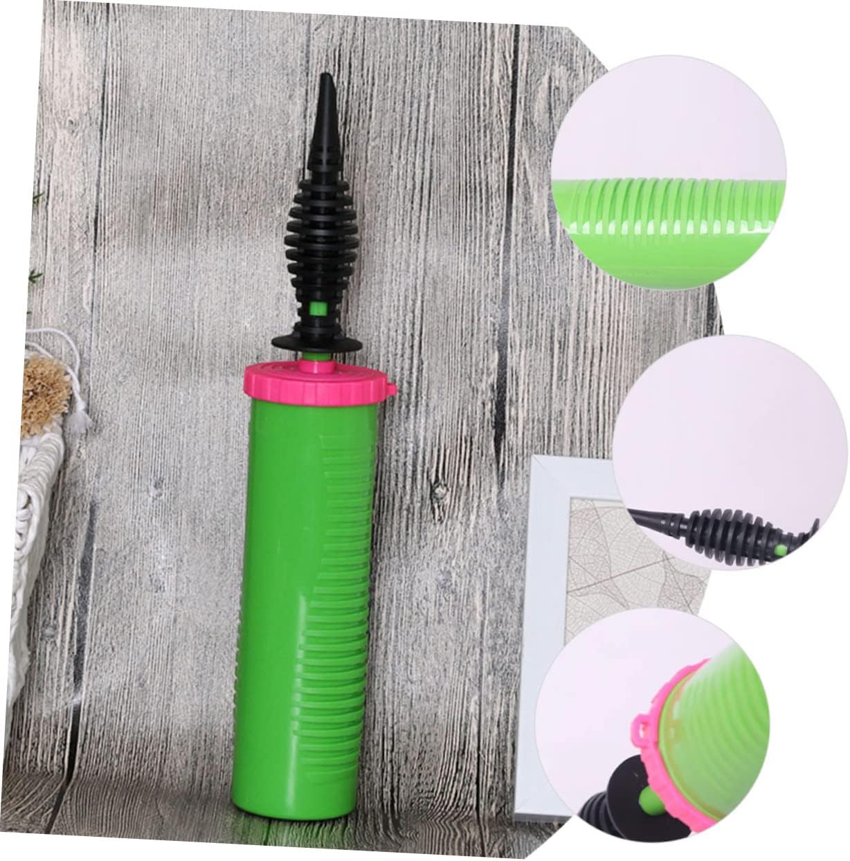 Hemobllo Manual Handheld Balloon Pump Large Plastic Inflator for Party Balloons Birthday Decorations Easy Grip Lightweight