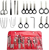 Vista 9 de AFA Tooling - Kit de herramientas de extracción de radio profesional de 20 piezas con 4 herramientas de extracción de paneles y removedor