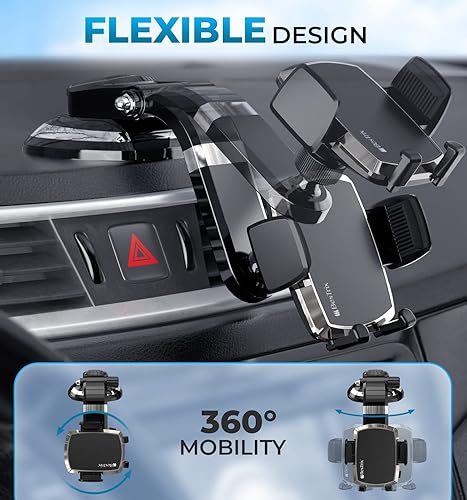 Miniatura 5 de BESTRIX Soporte de teléfono para coche SmartClamp para teléfono de coche soporte de teléfono compatible con iPhone 12 11 Pro Xr Xs XS Max XR X