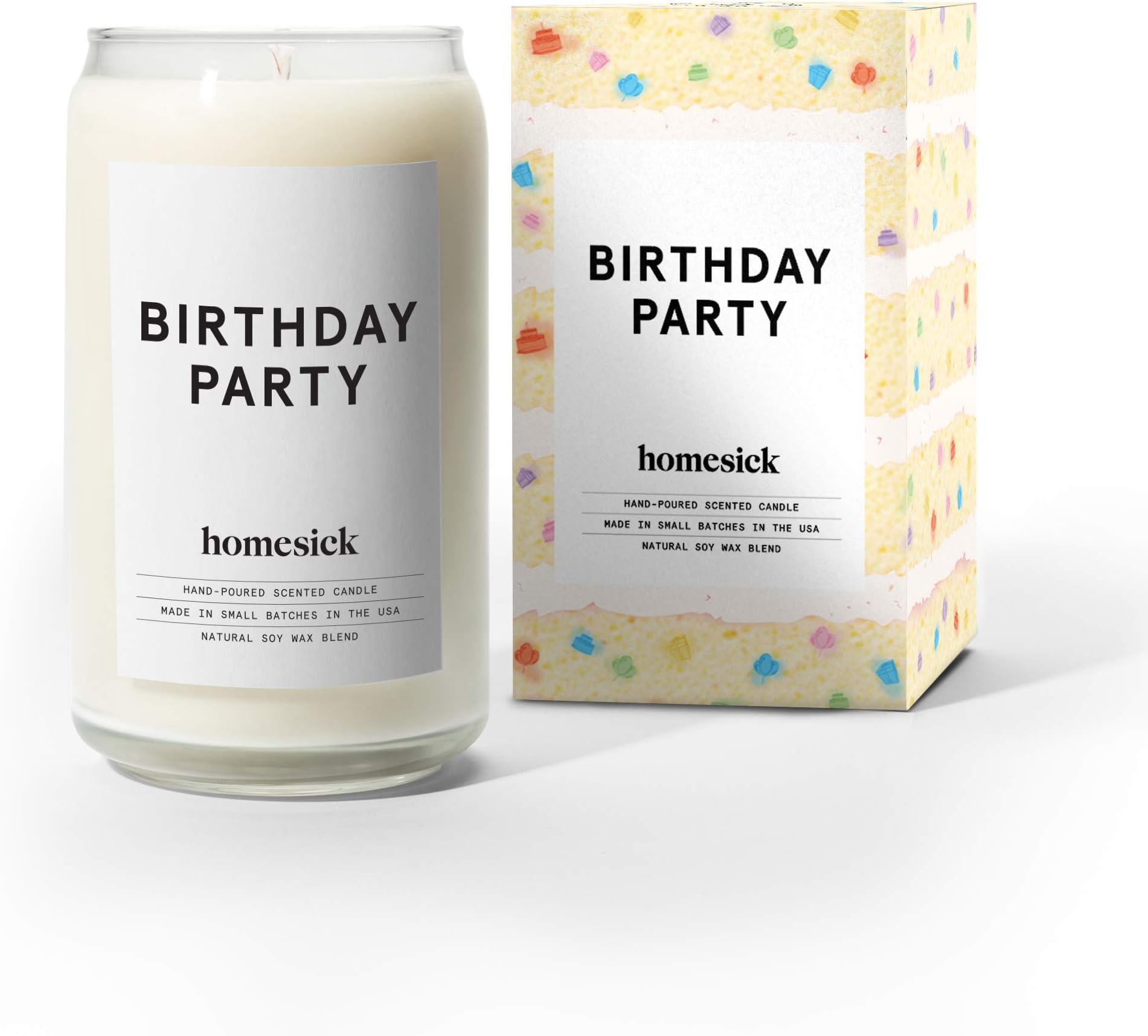 Homesick Scented Candle, Birthday Party