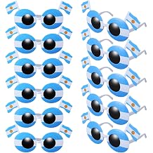 12 Pack Soccer Themed Sunglasses with National Flag Sports Party Supplies &amp; Dress up Accessories Photo Props