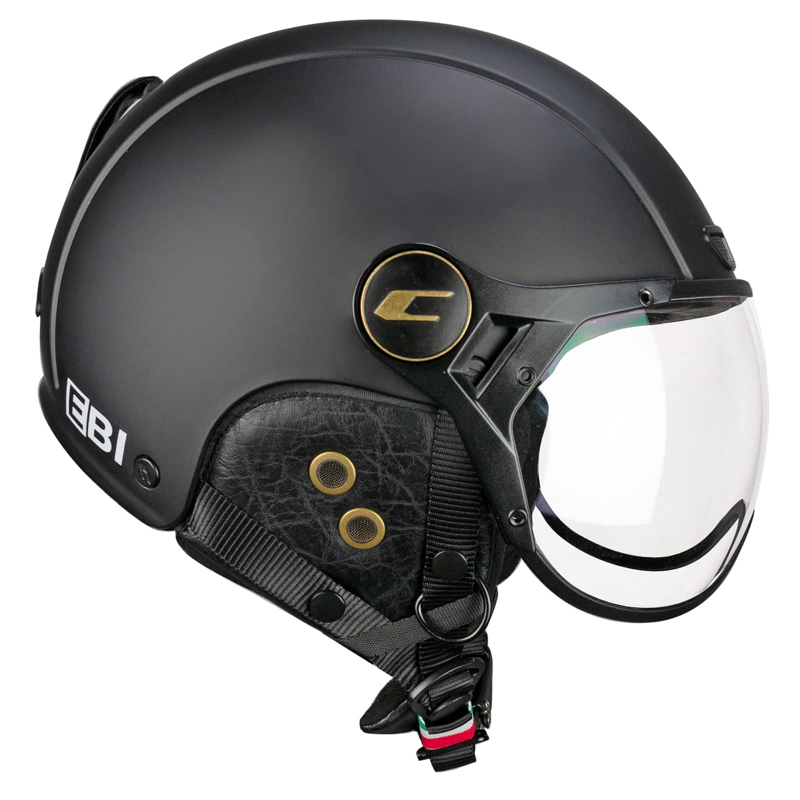 CGM EBI Adult Unisex Ski Helmet, Matte Black, Small (55-56cm)