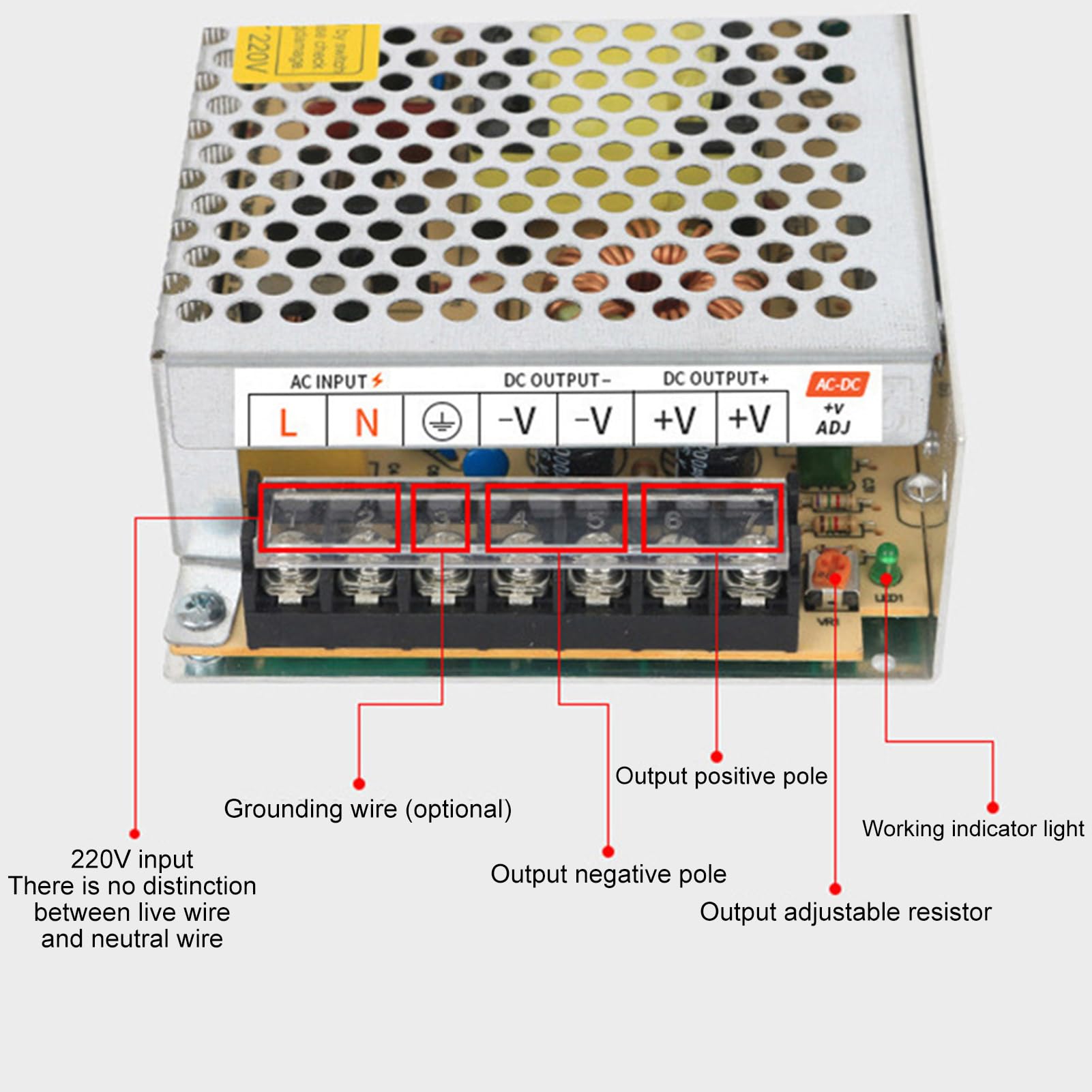 12V 50A LED Netzteil Trafo SchaltNetzteil Adapter Treiber