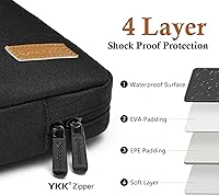 Vista 2 de Funda para laptop portátil de 12.3 13 pulgadas para Surface Pro 9/8 / X / 7+ / 7/6 / 5/4 / 3/2 / 1 Compatible con MacBook 12 Air 11.6 12.4 Surface