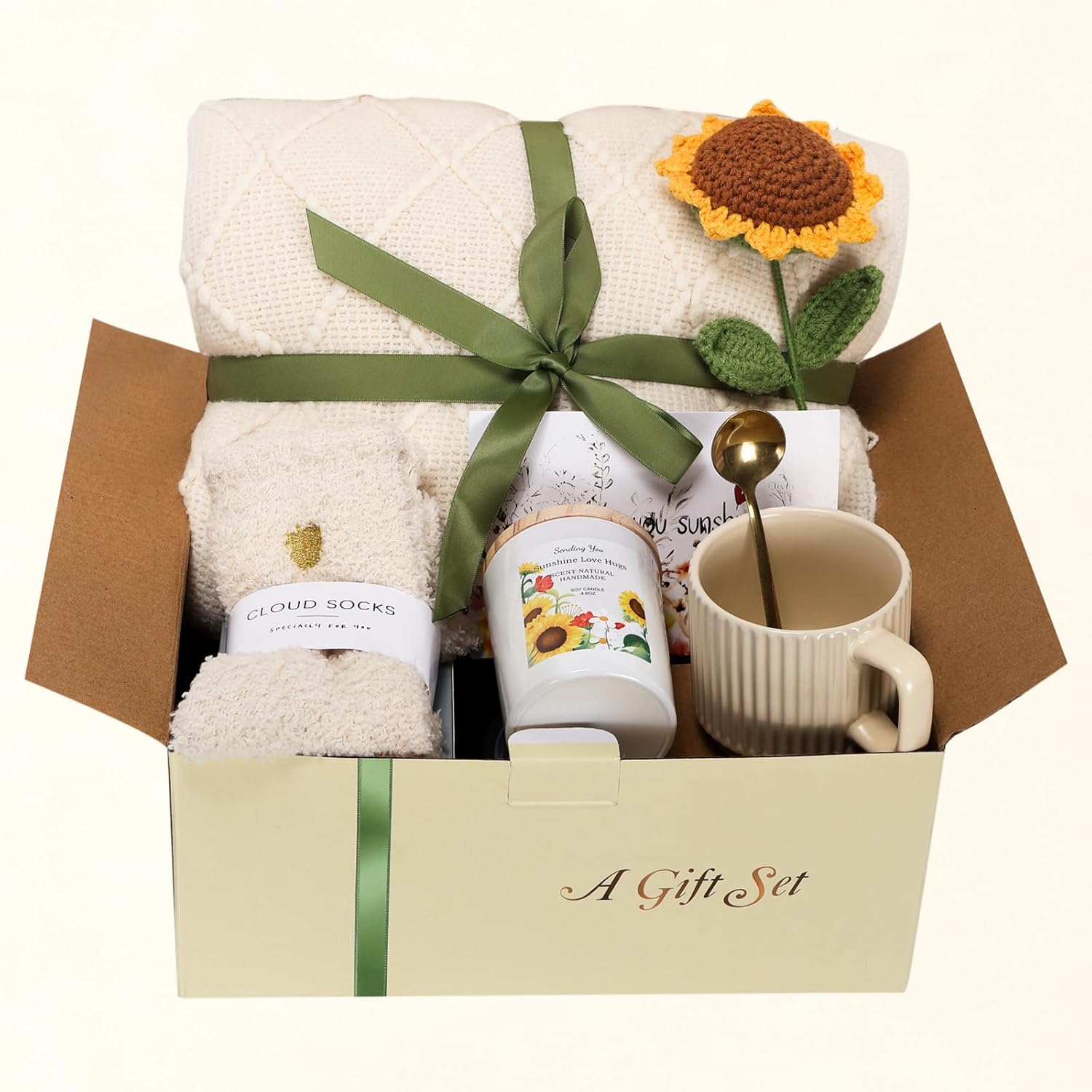 Get Well Soon Gifts Basket for Women, An Uplifting Self Care Package，After Surgery Recovery, Sick, Thinking of You, Birthday, Grief, Sympathy, Bereavement Gifts for Women - Image 6