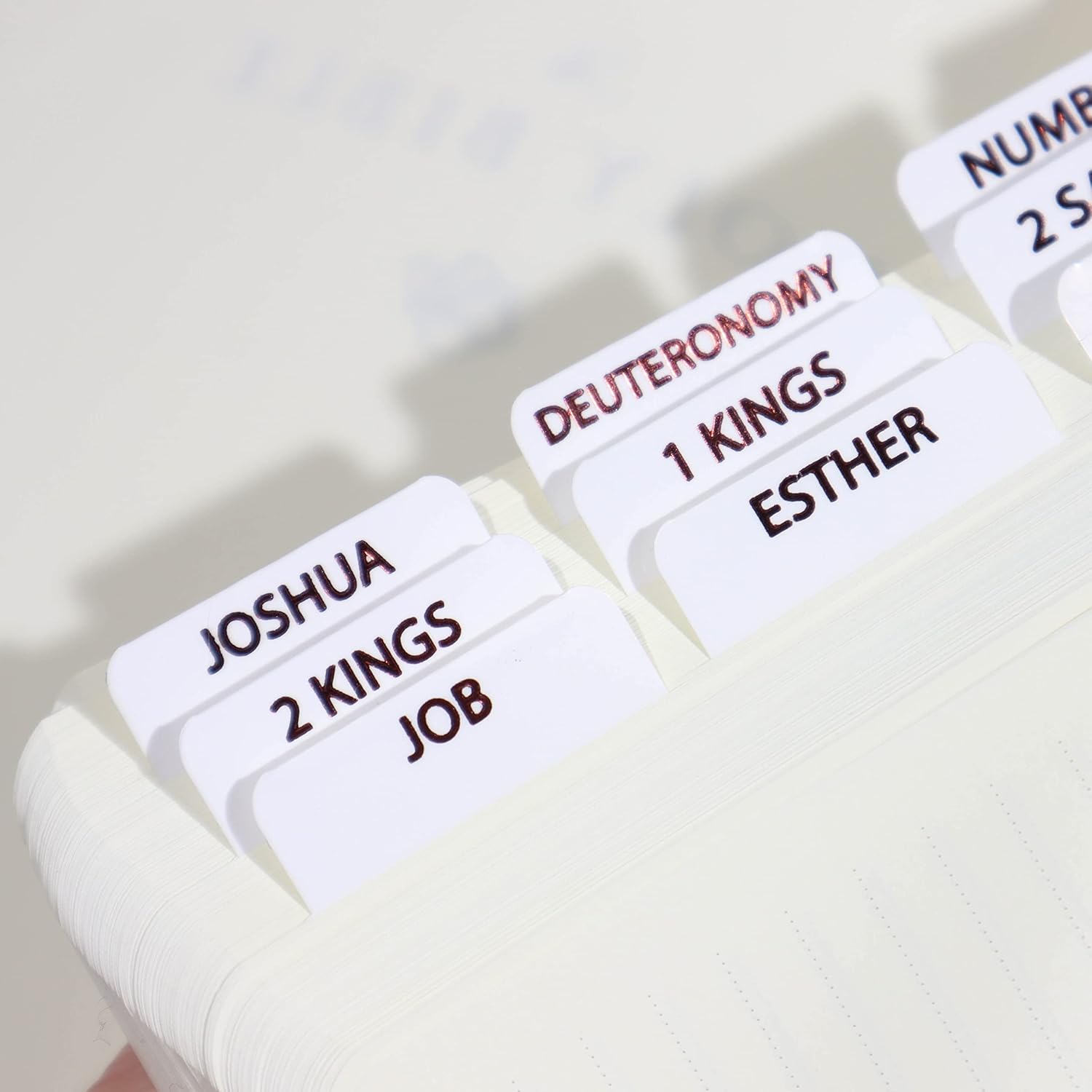 Idyllic Grace Mini Golden Bible Tabs Gold Foil Bible Journaling