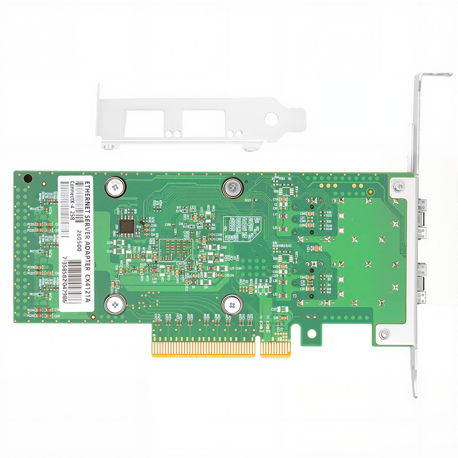 25 GbE Dual Port SFP28 karta sieciowa, do MCX4121A-ACAT, z chipsetem ConnectX-4 LX, ulepszony duży zbiornik grzewczy dla doskonałego chłodzenia, PCIe 3.0 x8, RDMA RoCE, SR-IOV