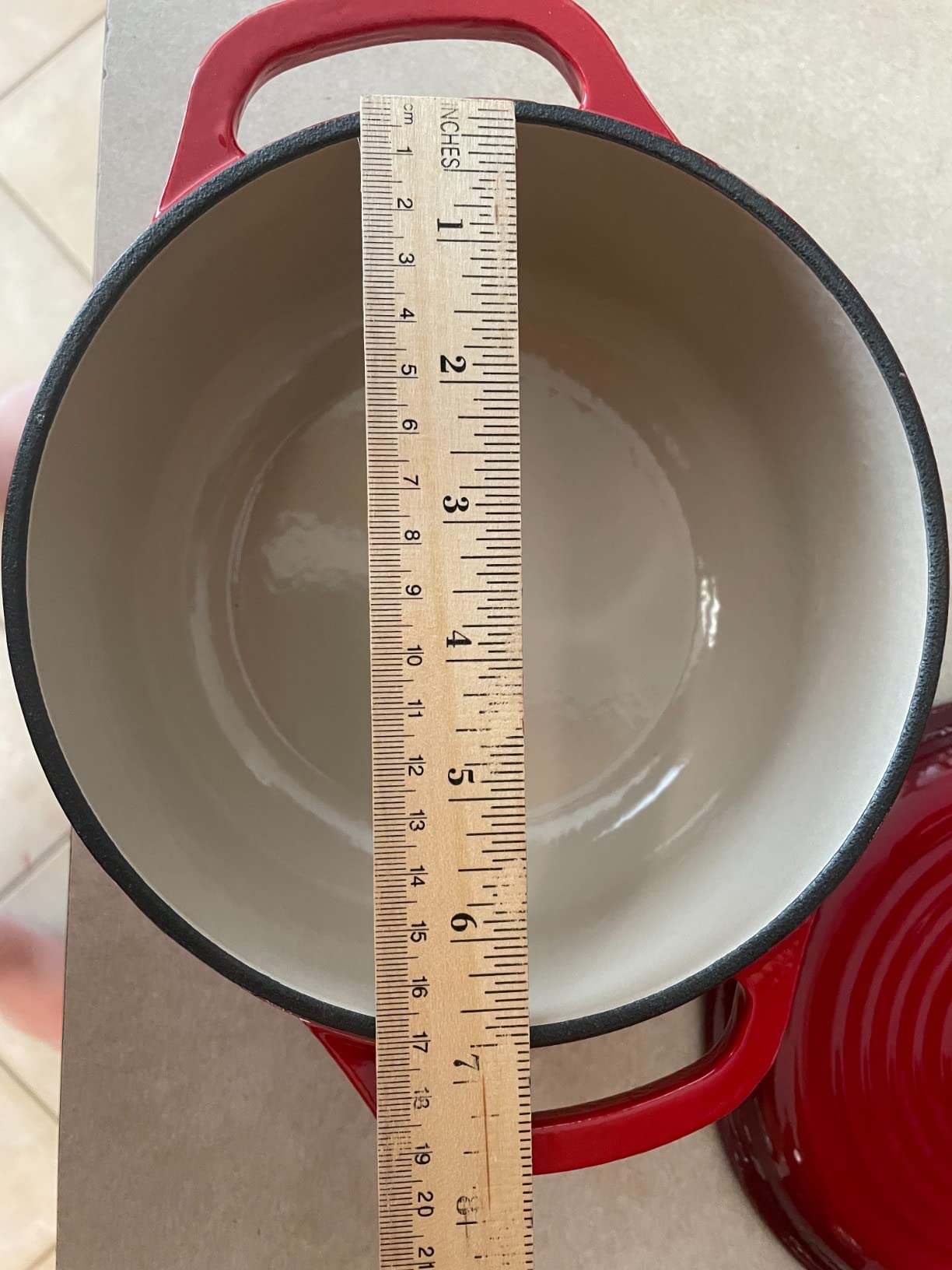 13/mo Finance Lodge EC6D33 Enameled Cast Iron Dutch Oven, 6Quart