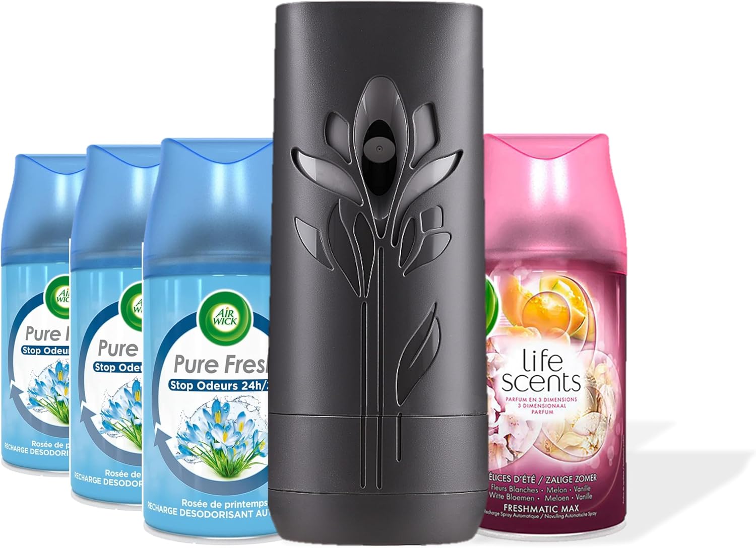 Airwick Diffuseur Freshmatic Spray Automatique Kit de Démarrage, Lot de ...