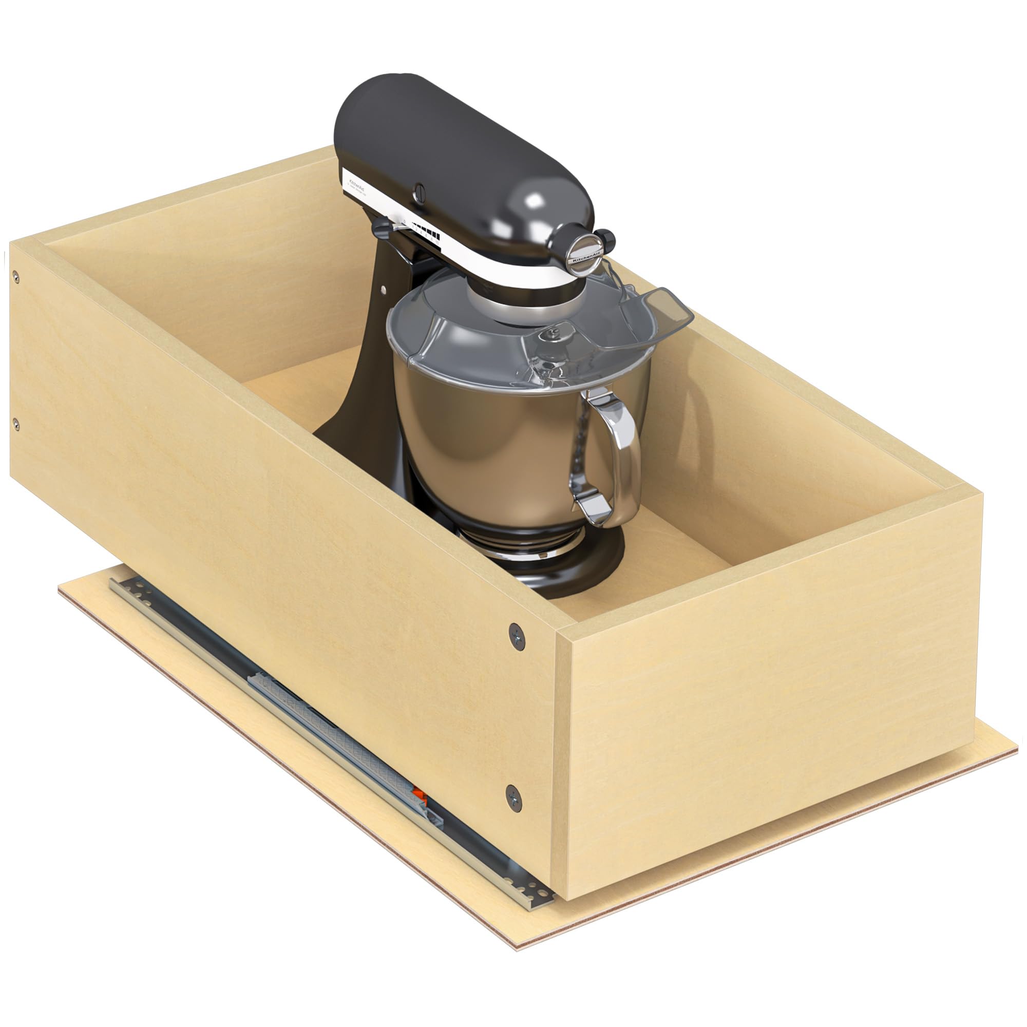 WelFurGeer Soft Close Pull Out Drawers for Cabinets, 11" W x 22" D Pull Out Cabinet Organizer, Cabinet Roll Out Drawers, Bottom Mount Pull Out Drawer, Slide Out Drawers for Kitchen Cabinets