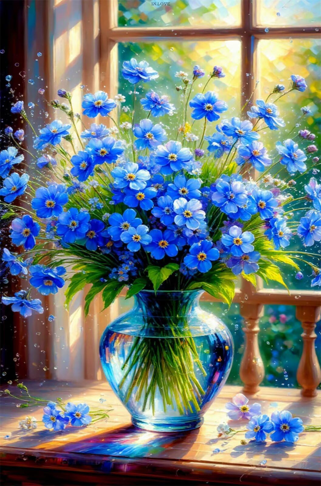 Puzzle 1000 Piezas Jarrón Flores, Puzzles Imposible, Desafiante Acertijo, Juegos de Rompecabezas para Toda la Familia, Puzzle Adultos 1000 Piezas 75 x 50 cm