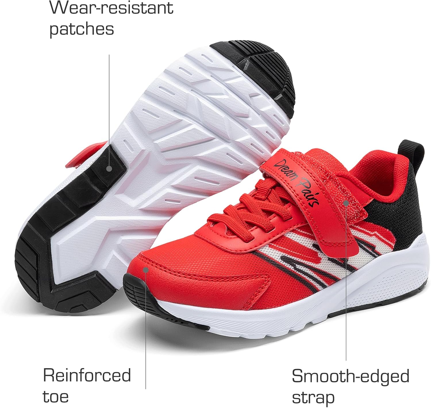 DREAM PAIRS Boys Girls Shoes Kids Tennis Running Athletic School Gym Breathable Lightweight Sneakers for Little/Big Kid - Image 4